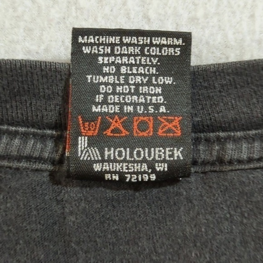 Harley Davidson T Shirt XL Vintage 1997-98 Double Sided Utica NY - Picture 8 of 10